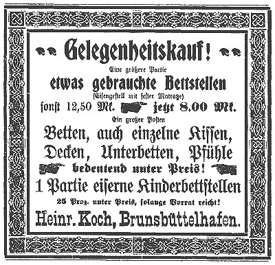 Datei:1909-04-20 241a Gebrauchte Bettstellen.jpg