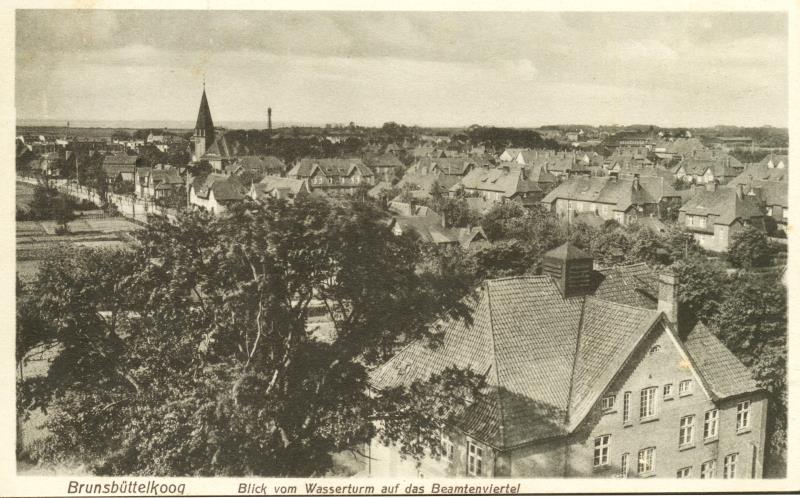 Datei:Beamtenviertel v Wasserturm-1935.jpg