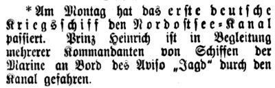 Datei:1895.04.27-erstes Kriegsschiff durch NOK.jpg