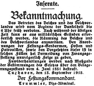 Datei:1915-09-17 269a Betreten des Deiches verboten.jpg
