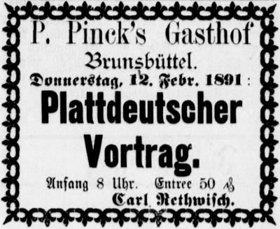 Datei:1891.02.10.-Plattdeutscher Vortrag.jpg