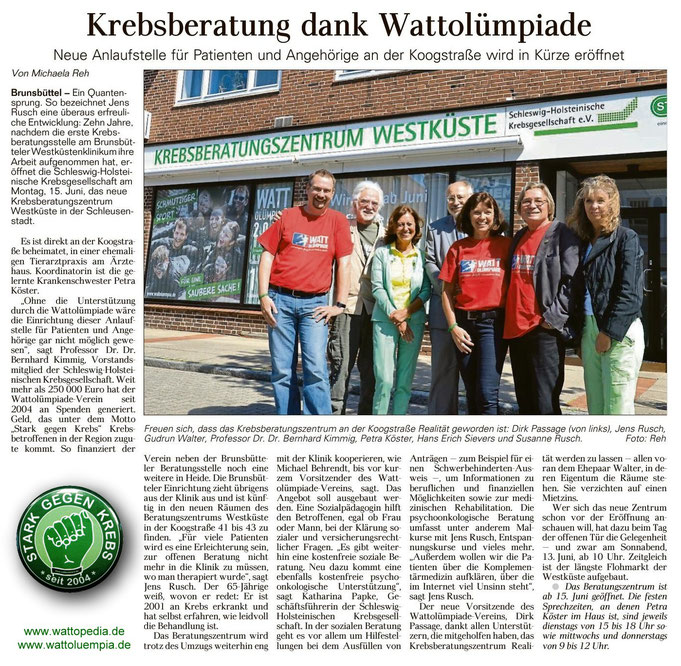 Finanzierung durch die Wattolümpiade