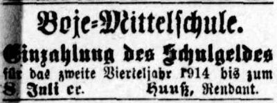 Datei:1914.07.02-Schulgeld Boje-Mittelschule.jpg