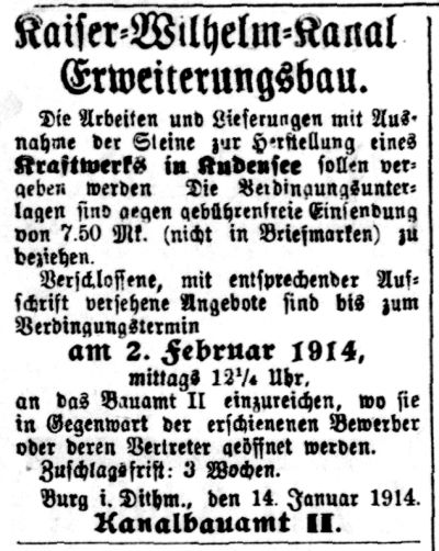 Datei:1914.01.16-Kraftwerk Kudensee.jpg