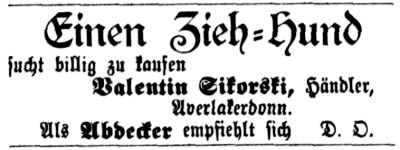 Datei:1895.07.25-Ziehhund gesucht.jpg