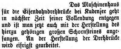 Datei:1894-08-16gray0076a Maschinenhaus der Drehbrücke geht seiner Vollendung entgegen.jpg