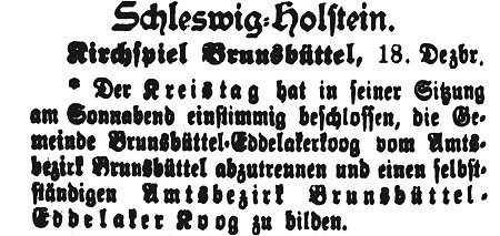 Datei:Loslösung Eddelakerkoog von Brunsbüttel, Kanalztg 19.12.1899.jpg