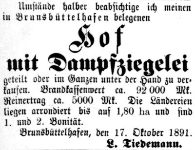 Datei:1891.10.22-Dampfziegelei L.Tiedemann.jpg