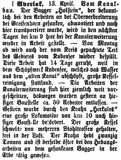 Datei:1913-04-14 441a Bagger in Arbeit gestellt.jpg