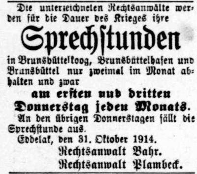 Datei:1914.11.04-Sprechstunden in Kriegszeiten.jpg