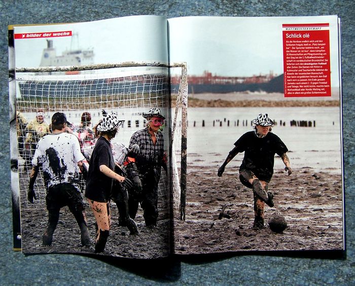 Doppelseite im Stern.